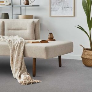 Scandinavian Interior With Stylish Sofa, Design Furniture, Bookcase, Plants, Decoration, Mock Up Poster Map And Elegant Personal Accessories. Neutral Living Room In Classic House. Template.