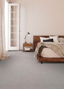 Modern Interior Design Of Bedroom With White Mock Up Wall Background